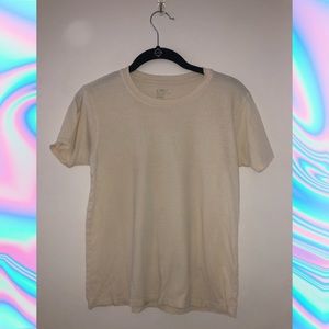 Brandy Melville light yellow top🦋